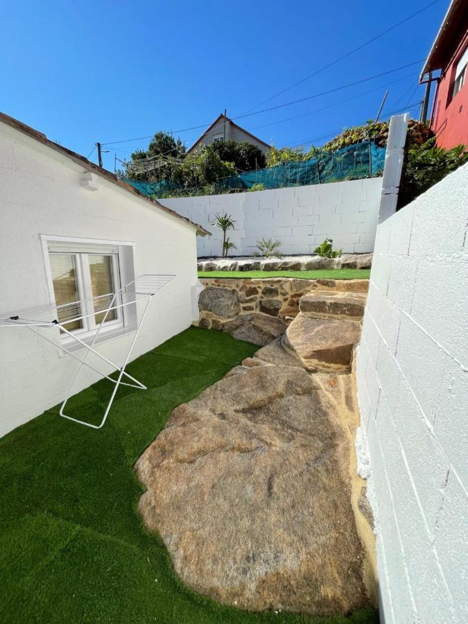 Casita Independiente Y Tres Apartamentos Con Piscina Ladeira Playa Baiona Buitenkant foto