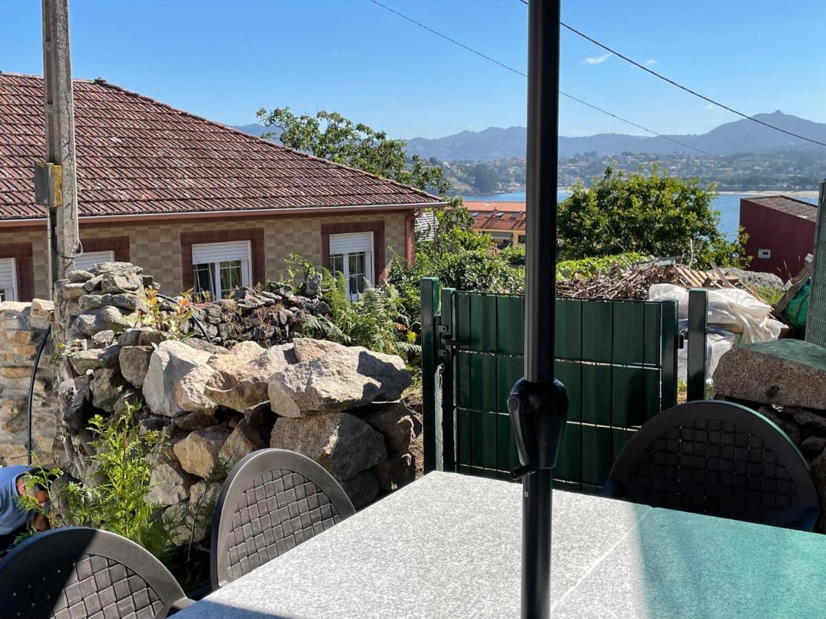 Casita Independiente Y Tres Apartamentos Con Piscina Ladeira Playa Baiona Buitenkant foto