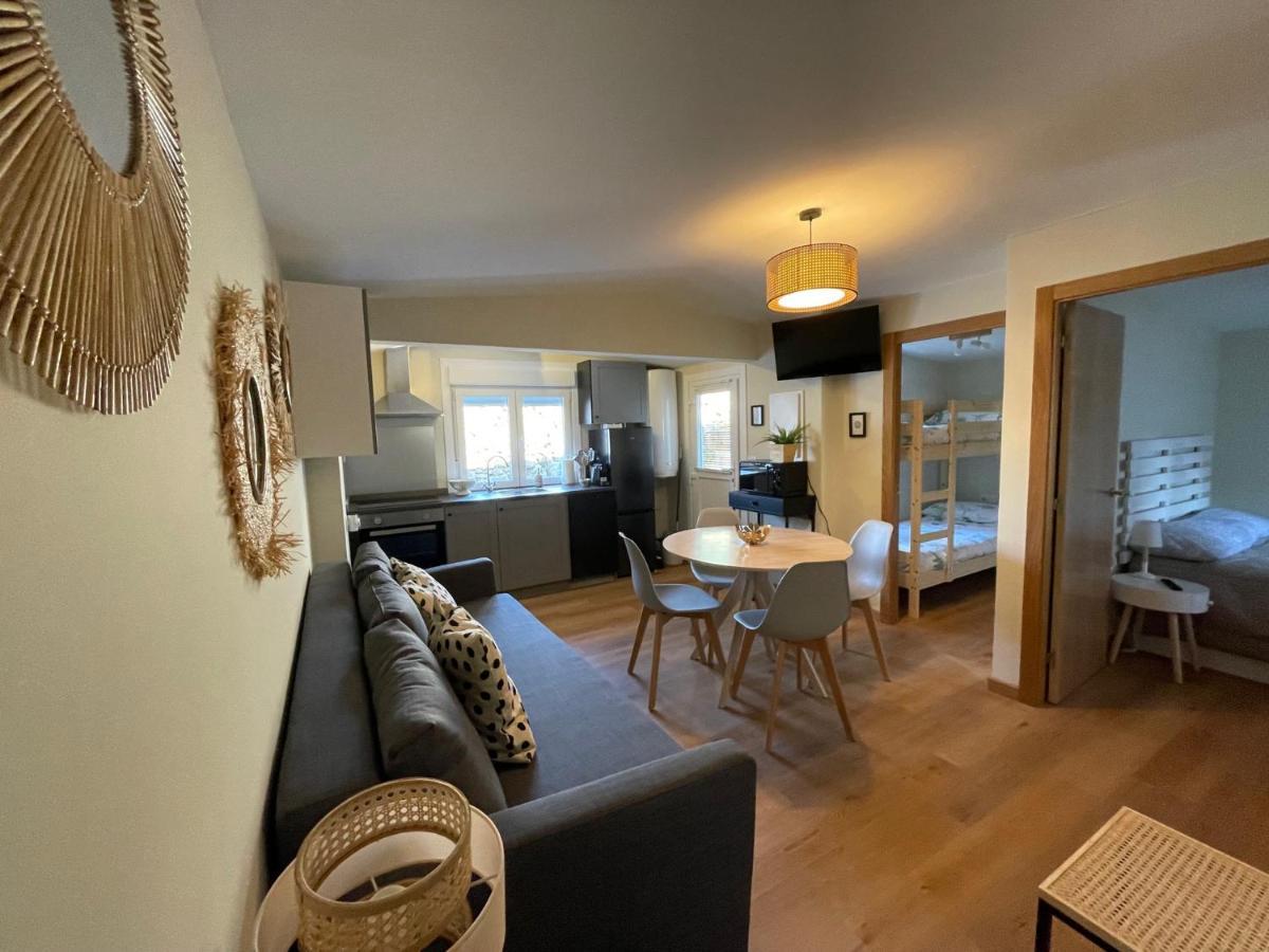 Casita Independiente Y Tres Apartamentos Con Piscina Ladeira Playa Baiona Buitenkant foto
