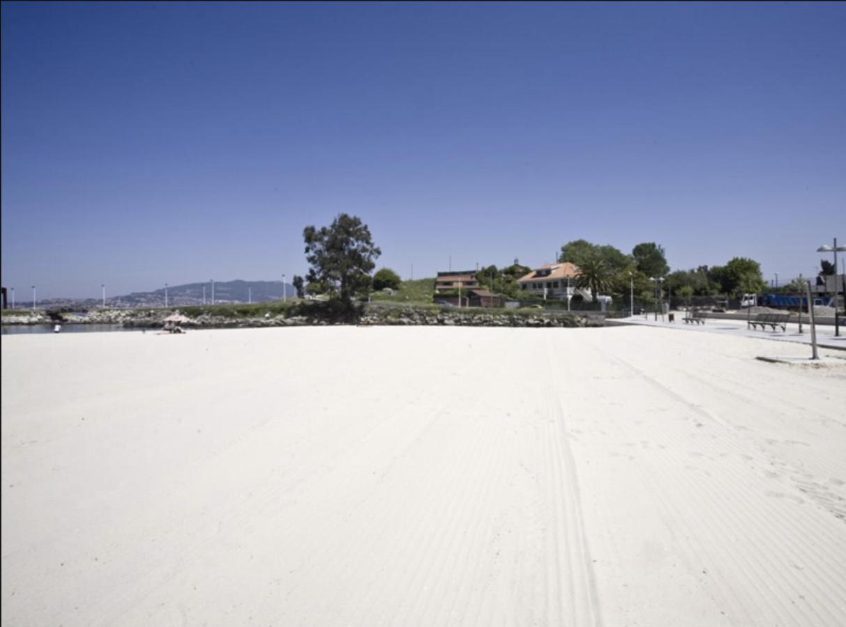 Casita Independiente Y Tres Apartamentos Con Piscina Ladeira Playa Baiona Buitenkant foto
