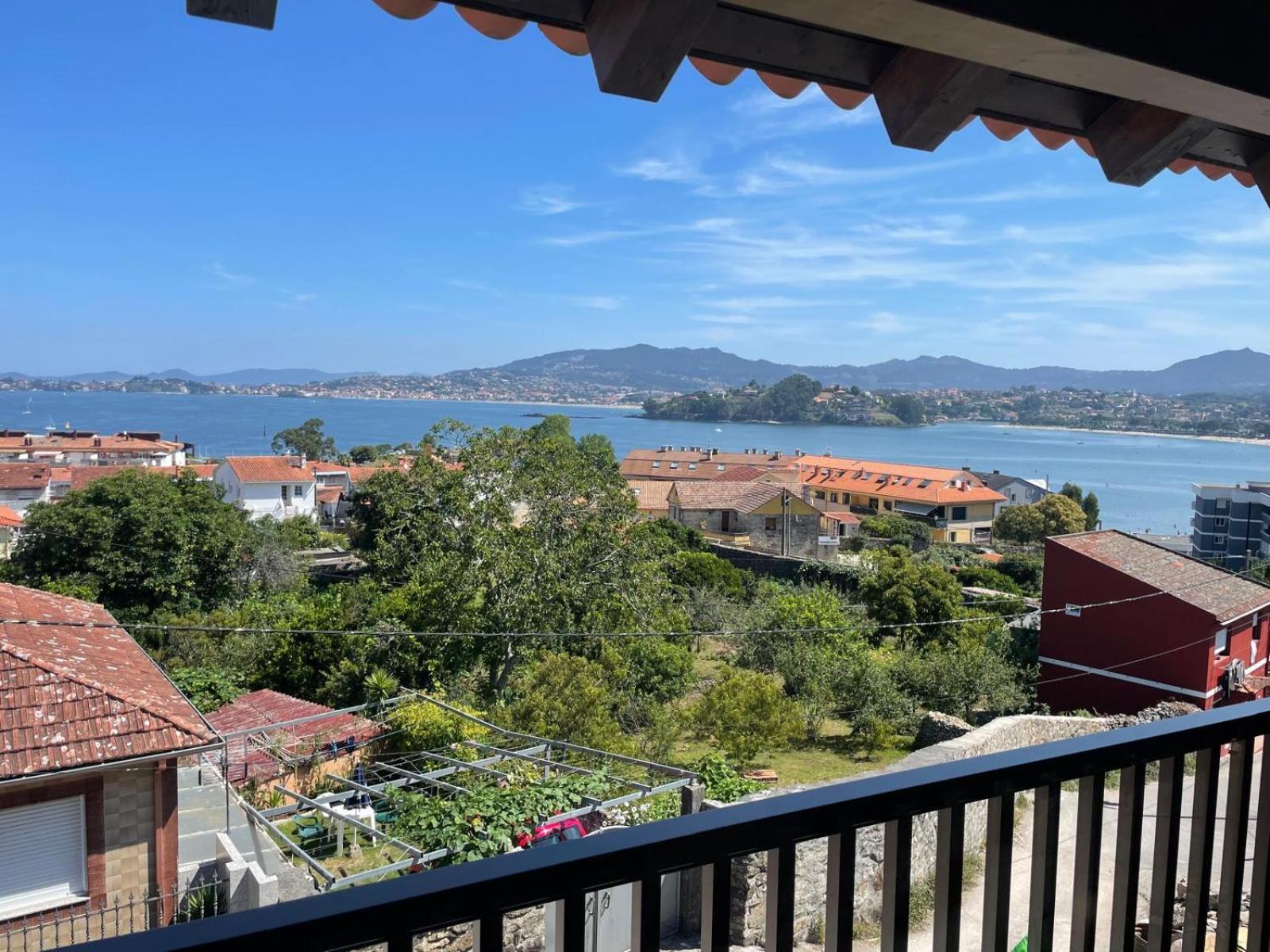 Casita Independiente Y Tres Apartamentos Con Piscina Ladeira Playa Baiona Buitenkant foto
