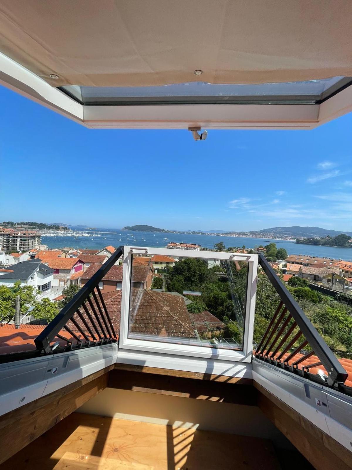 Casita Independiente Y Tres Apartamentos Con Piscina Ladeira Playa Baiona Buitenkant foto