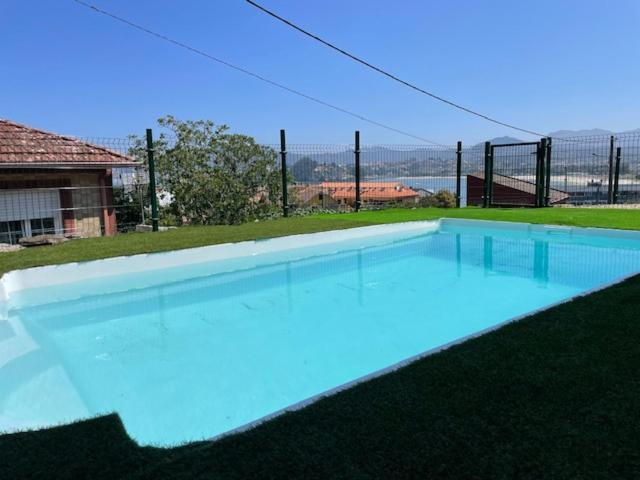 Casita Independiente Y Tres Apartamentos Con Piscina Ladeira Playa Baiona Buitenkant foto