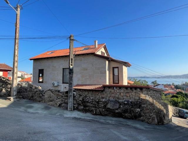 Casita Independiente Y Tres Apartamentos Con Piscina Ladeira Playa Baiona Buitenkant foto